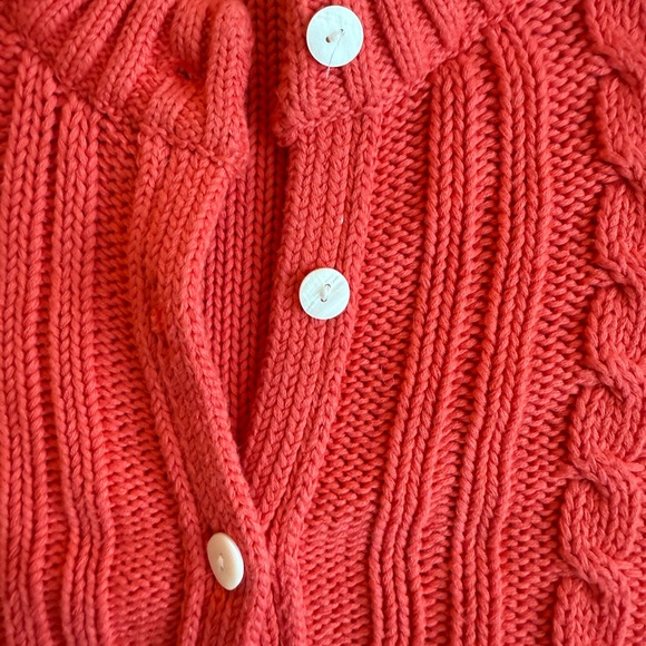 Bohme coral Cable Knit Cardigan - Picture 4 of 9